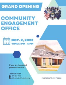Community Engagement Office Grand Opening Oct 2nd